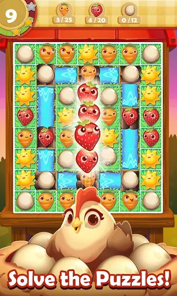 Farm Heroes Saga [MOD: безлимитные жизни и бустеры] Screenshot 4