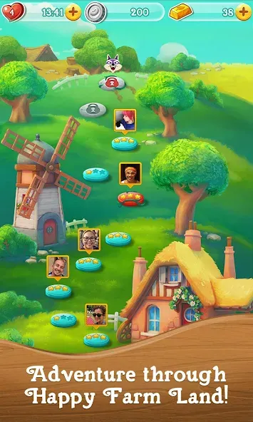 Farm Heroes Super Saga [MOD: безлимитные жизни и усилители] Screenshot 4
