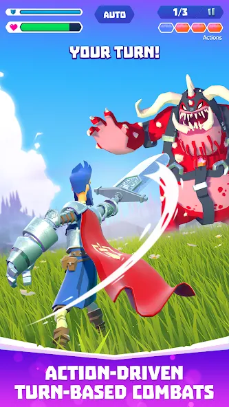 Knighthood - RPG Knights [MOD: безлимитные ресурсы и усиленные рыцари] Screenshot 1