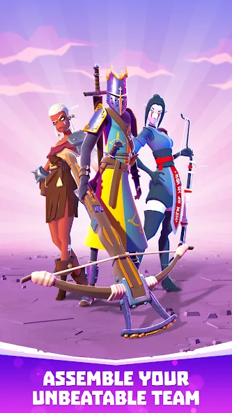 Knighthood - RPG Knights [MOD: безлимитные ресурсы и усиленные рыцари] Screenshot 2