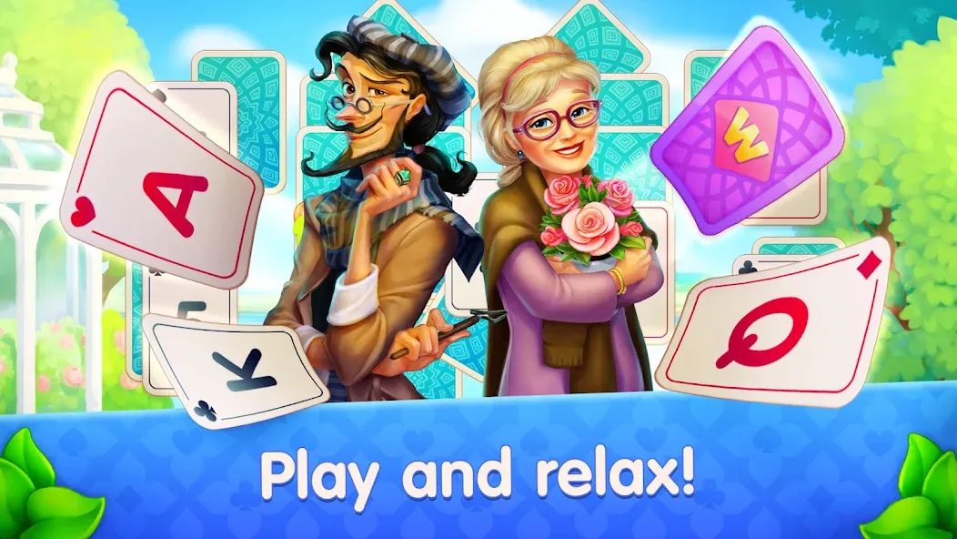 CityMix Solitaire TriPeaks [MOD: безлимитные монеты и открыты уровни] Screenshot 1
