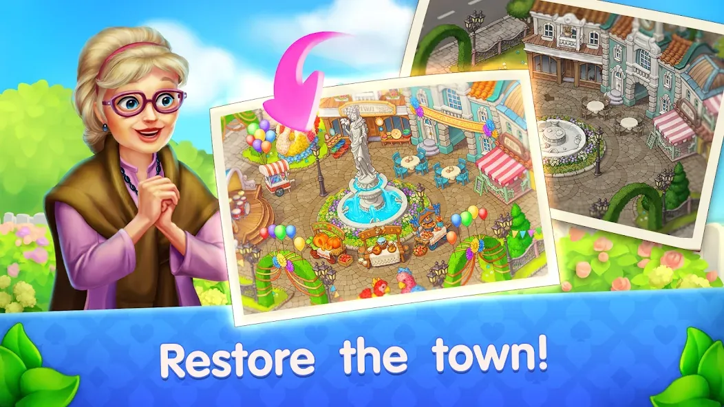CityMix Solitaire TriPeaks [MOD: безлимитные монеты и открыты уровни] Screenshot 4