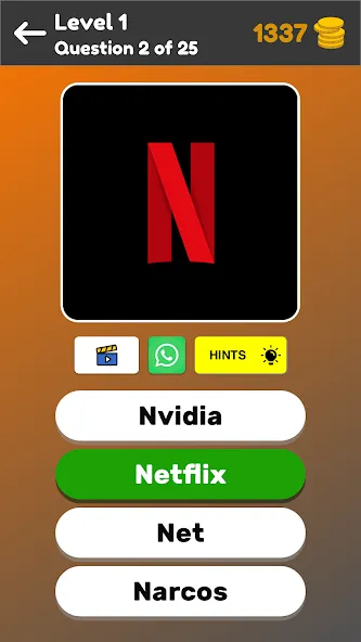 Logo Game: Multiple Choice [MOD: открыты все логотипы и подсказки] Screenshot 2