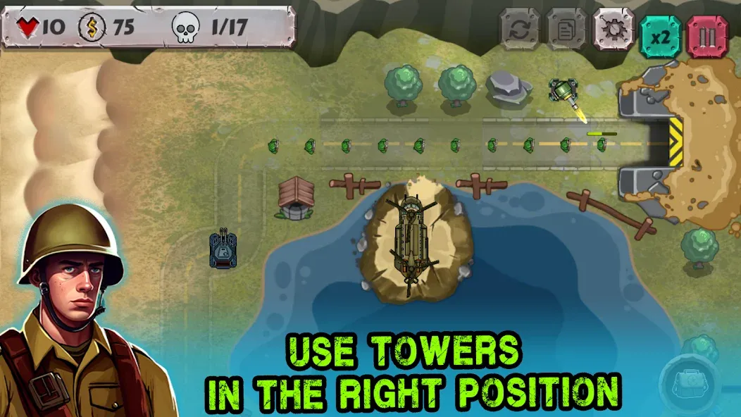 Battle Strategy: Tower Defense [MOD: безлимитные деньги и усиленные башни] Screenshot 3