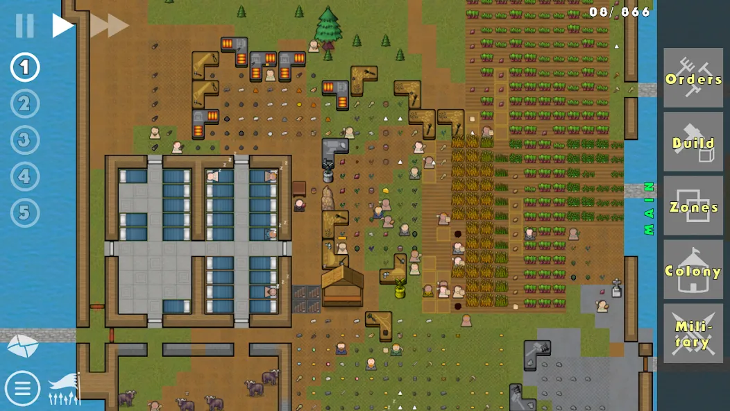 Going Deeper! : Colony Sim [MOD: безлимитные ресурсы и ускоренное строительство] Screenshot 2