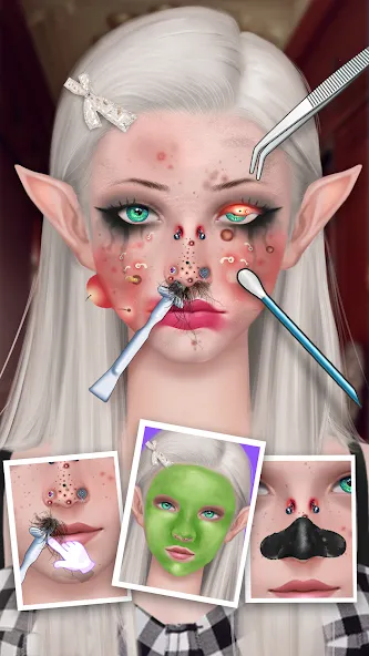 Ear Salon ASMR Ear Wax&amp; Tattoo [MOD: все процедуры разблокированы и доступны] Screenshot 2