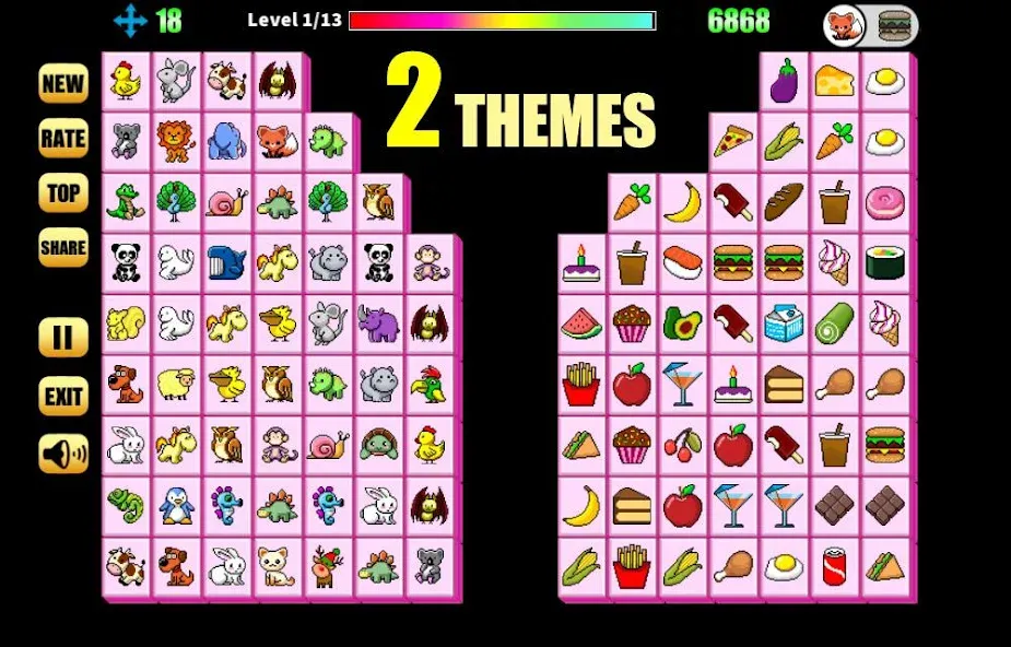 Onet Connect Animal [MOD: подсказки и отмена хода] Screenshot 3