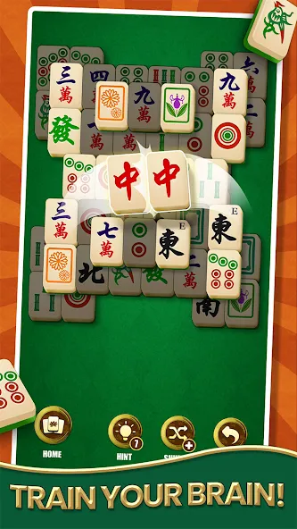 Mahjong Solitaire - Master [MOD: безлимитные подсказки и отмены ходов] Screenshot 1