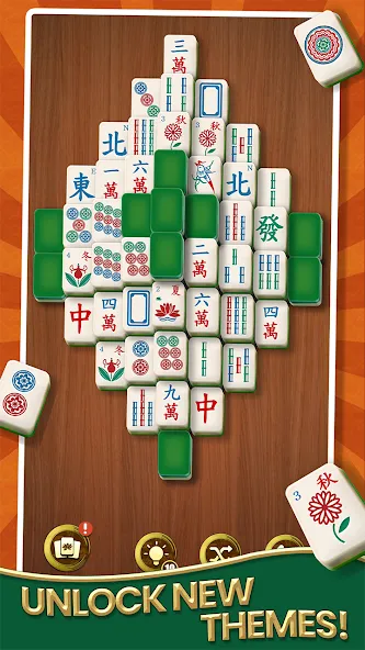 Mahjong Solitaire - Master [MOD: безлимитные подсказки и отмены ходов] Screenshot 3