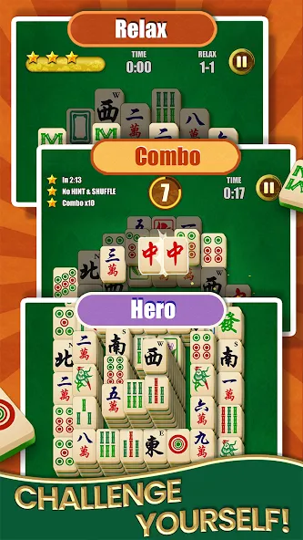 Mahjong Solitaire - Master [MOD: безлимитные подсказки и отмены ходов] Screenshot 4