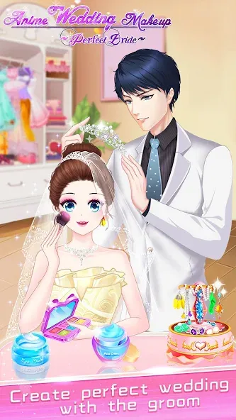 Makeup Bride: Perfect Wedding [MOD: безлимитные деньги и все наряды открыты] Screenshot 3