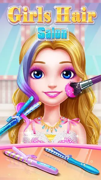 Girls Hair Salon [MOD: безлимитные деньги и все предметы] Screenshot 3