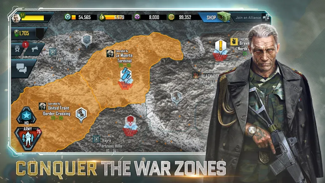 War Commander: Rogue Assault [MOD: безлимитные ресурсы и быстрая прокачка] Screenshot 2