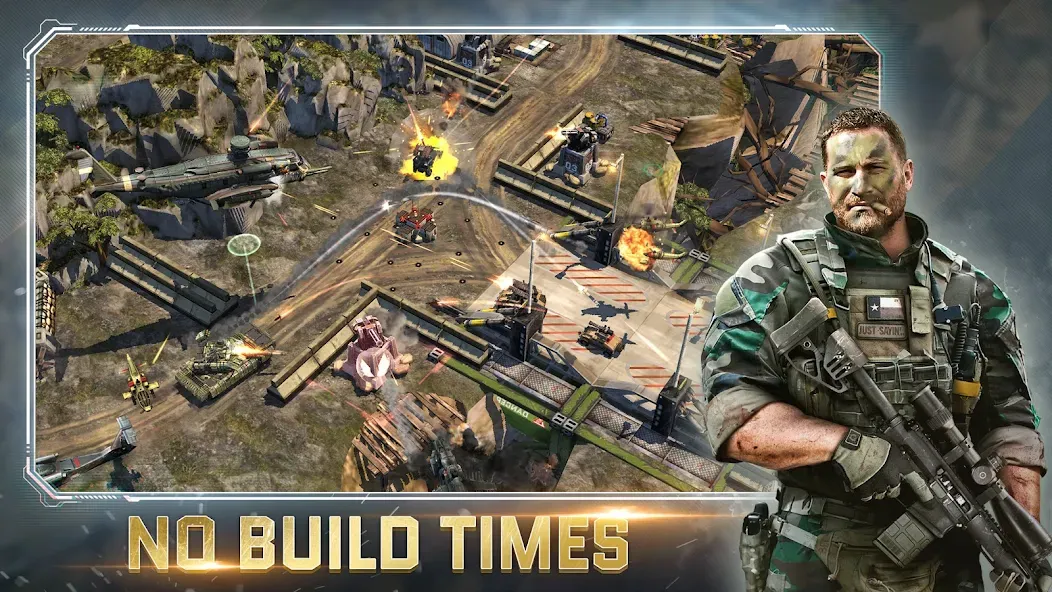 War Commander: Rogue Assault [MOD: безлимитные ресурсы и быстрая прокачка] Screenshot 3