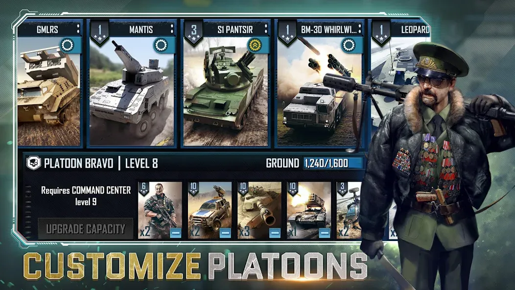War Commander: Rogue Assault [MOD: безлимитные ресурсы и быстрая прокачка] Screenshot 4