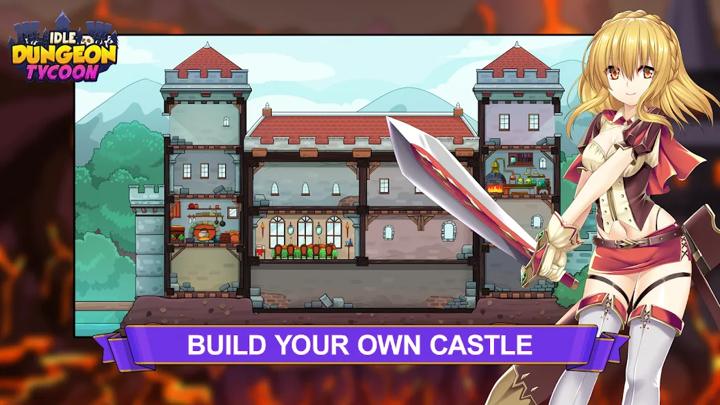 Idle Dungeon Tycoon [MOD: много денег и ресурсов] Screenshot 3