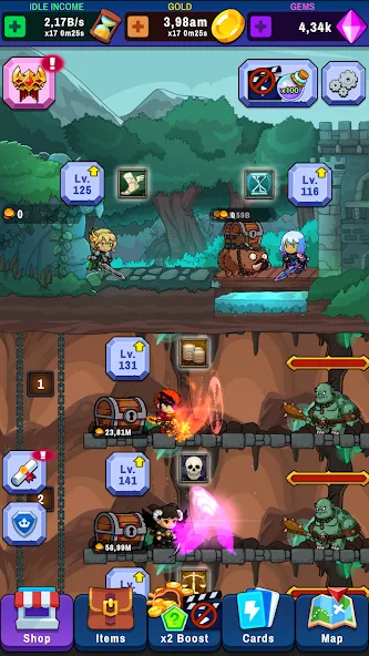 Idle Dungeon Tycoon [MOD: много денег и ресурсов] Screenshot 4