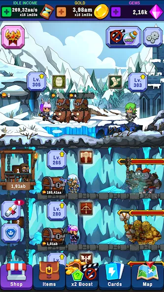 Idle Dungeon Tycoon [MOD: много денег и ресурсов] Screenshot 5