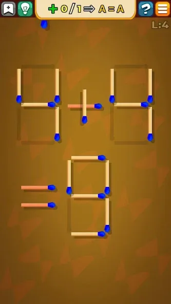 Matches Puzzle Game [MOD: безлимитные подсказки и отмена ходов] Screenshot 4