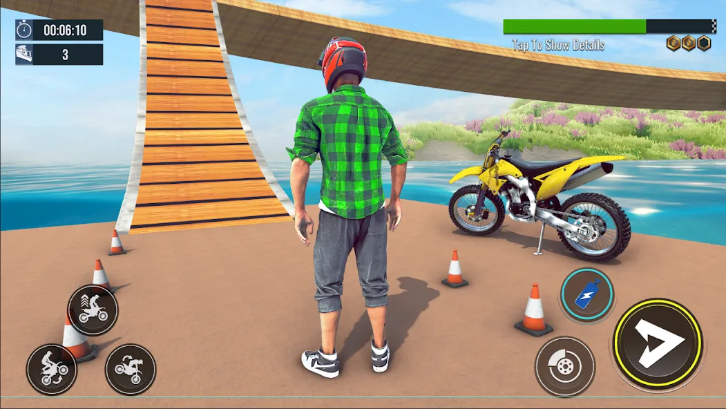 Bike Stunt : Motorcycle Game [MOD: безлимитные деньги и все байки открыты] Screenshot 1