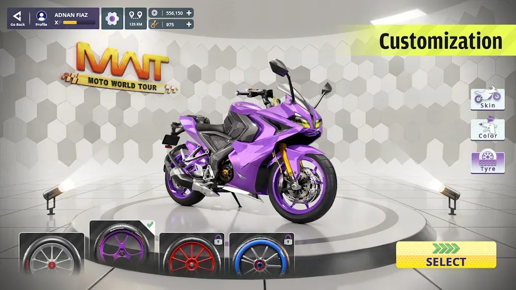 Moto World Tour: Bike Racing [MOD: безлимитные деньги и все байки] Screenshot 4