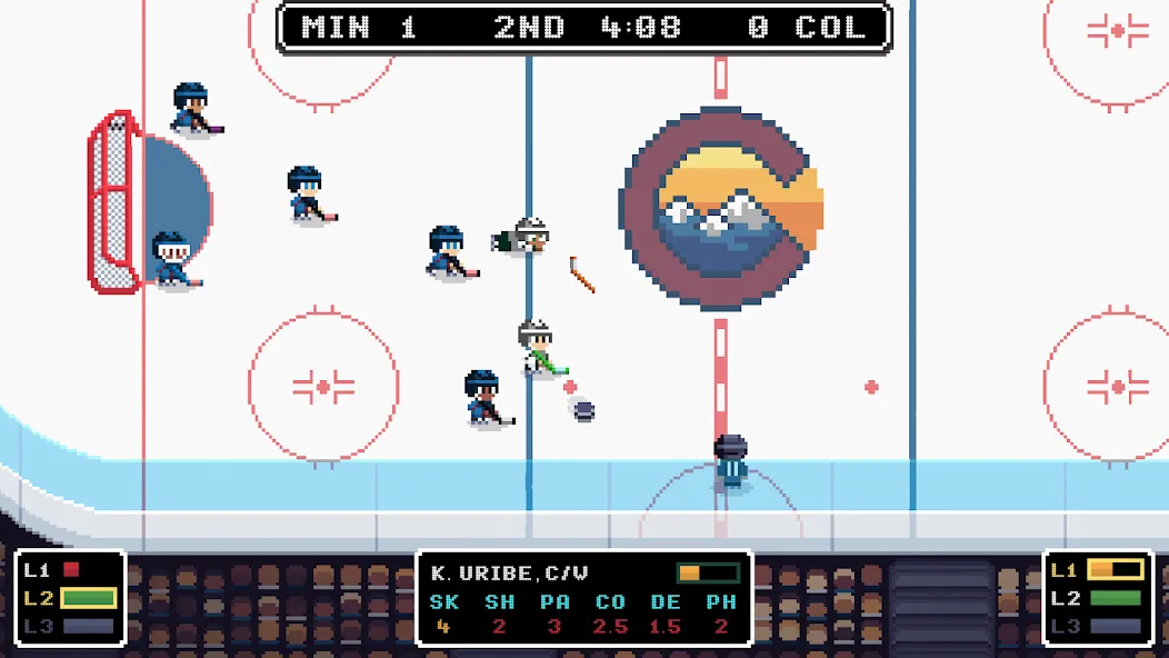 Ice League Hockey [MOD: безлимитные деньги и улучшенная команда] Screenshot 3