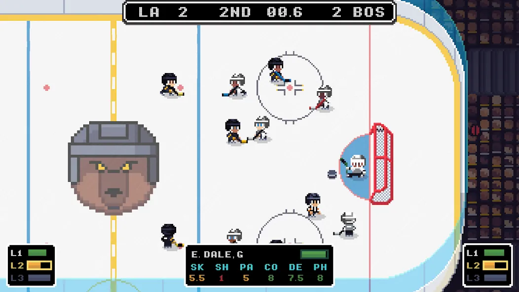 Ice League Hockey [MOD: безлимитные деньги и улучшенная команда] Screenshot 5