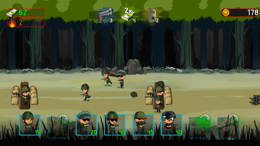 Army War: Military Troop Games [MOD: безлимитные деньги и оружие] Screenshot 3
