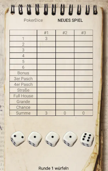 Dice Poker [MOD: безлимитные деньги и удача] Screenshot 1