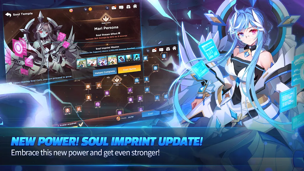 GrandChase [MOD: безлимитные ресурсы и усиленные герои] Screenshot 3