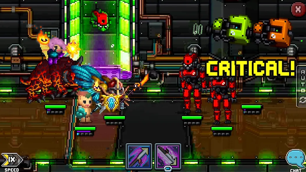 Bit Heroes Quest: Pixel RPG [MOD: безлимитные ресурсы и улучшенная экипировка] Screenshot 1