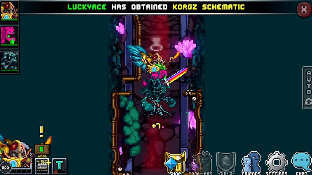 Bit Heroes Quest: Pixel RPG [MOD: безлимитные ресурсы и улучшенная экипировка] Screenshot 5