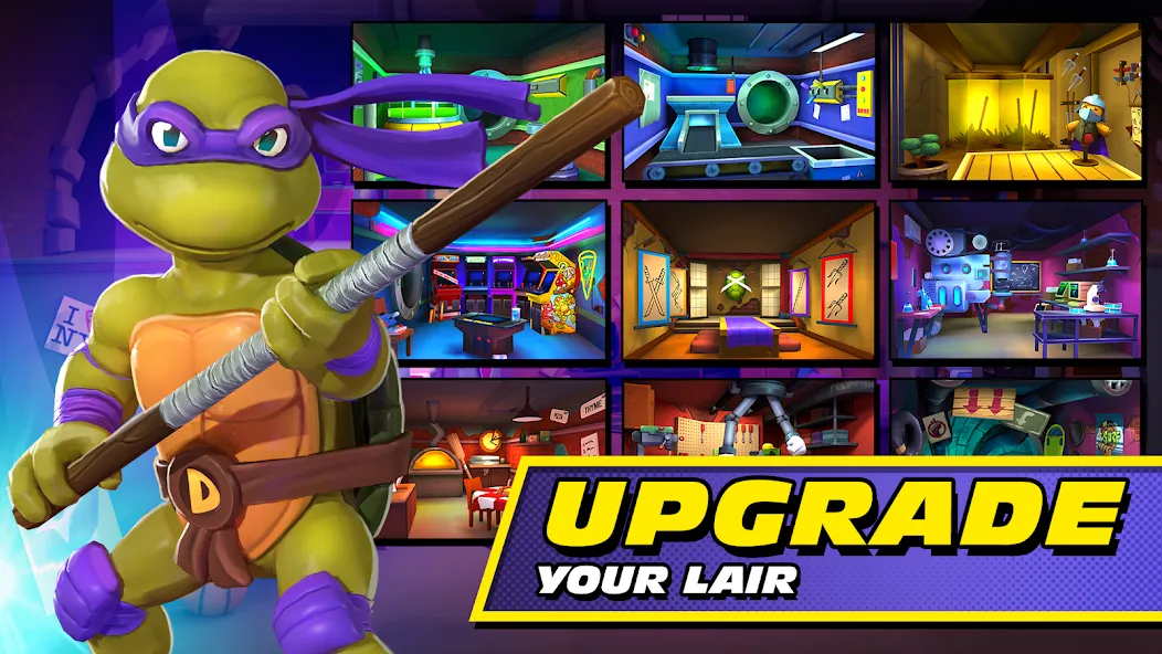 TMNT: Mutant Madness [MOD: безлимитные ресурсы и усиленные герои] Screenshot 3