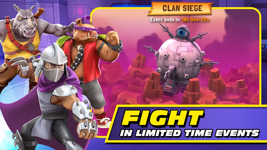 TMNT: Mutant Madness [MOD: безлимитные ресурсы и усиленные герои] Screenshot 4
