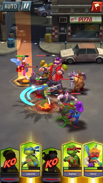 TMNT: Mutant Madness [MOD: безлимитные ресурсы и усиленные герои] Screenshot 5