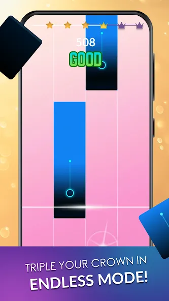 Piano Dream: Tap Piano Tiles 3 [MOD: безлимитные жизни и золото] Screenshot 2