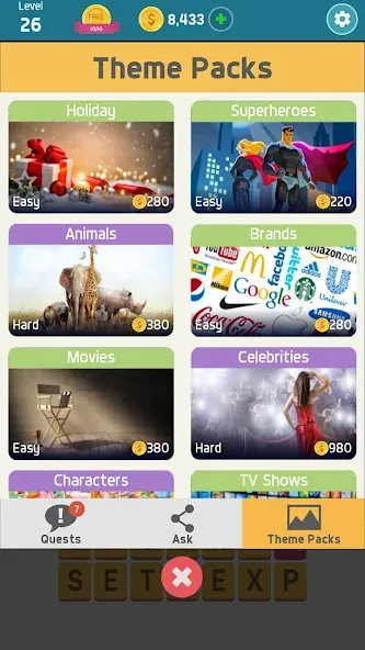 Pictoword: Fun Brain Word Game [MOD: без рекламы и подсказки бесплатно] Screenshot 5