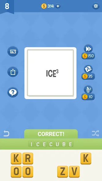 Plexiword: Fun Guessing Games [MOD: безлимитные подсказки и открыты все уровни] Screenshot 1