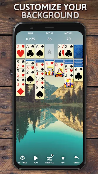 Solitaire Classic Era Games [MOD: без рекламы и безлимитные подсказки] Screenshot 2
