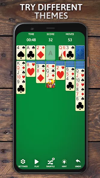 Solitaire Classic Era Games [MOD: без рекламы и безлимитные подсказки] Screenshot 3