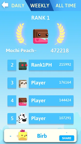 Stacky Bird: Fun Egg Dash Game [MOD: безлимитные монеты и все скины] Screenshot 5