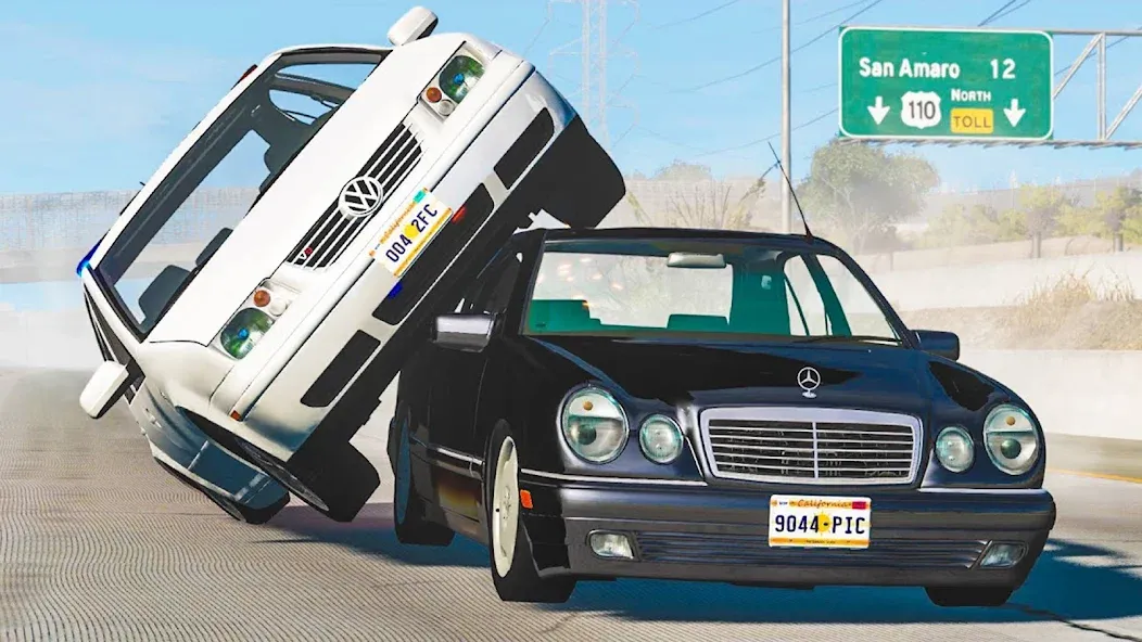 Realistic Car Crash Simulator [MOD: безлимитные деньги и все машины открыты] Screenshot 2