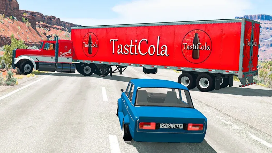 Realistic Car Crash Simulator [MOD: безлимитные деньги и все машины открыты] Screenshot 3