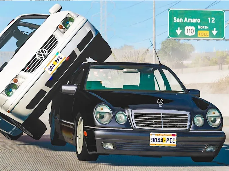 Realistic Car Crash Simulator [MOD: безлимитные деньги и все машины открыты] Screenshot 5