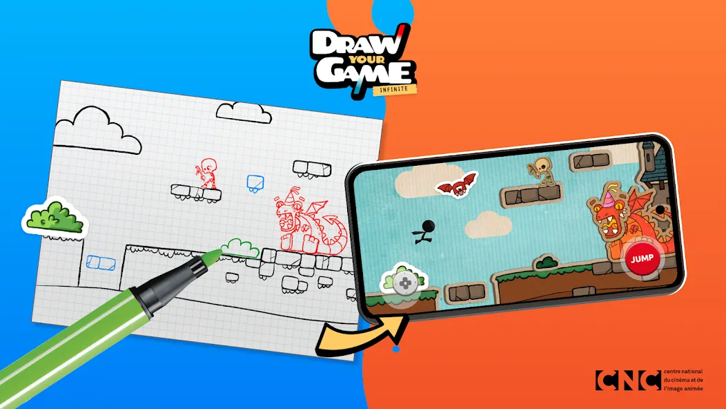 Draw Your Game Infinite [MOD: бесконечные ресурсы и открыты уровни] Screenshot 1
