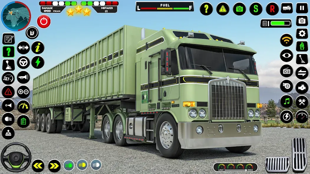 Army Truck Transporter Game 3D [MOD: безлимитные деньги и все уровни открыты] Screenshot 5