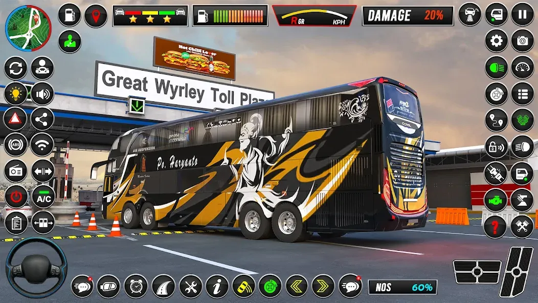 City Coach Bus Driver Games 3D [MOD: безлимитные деньги и всё открыто] Screenshot 2