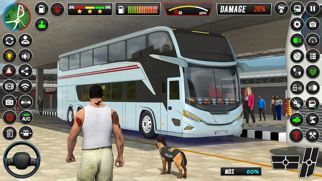 City Coach Bus Driver Games 3D [MOD: безлимитные деньги и всё открыто] Screenshot 3