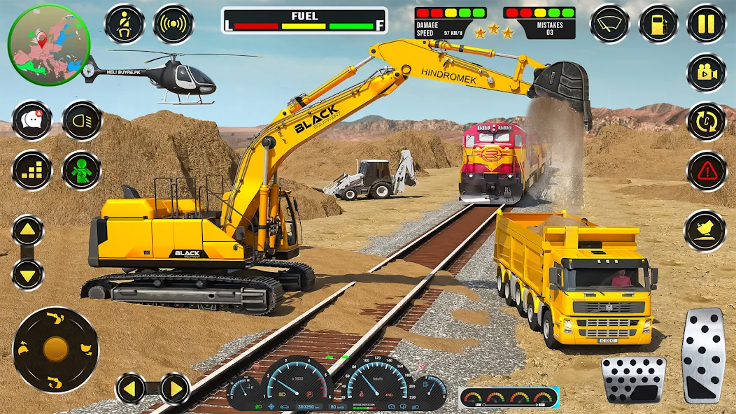 Real JCB Construction Games 3D [MOD: безлимитные деньги и техника открыта] Screenshot 2