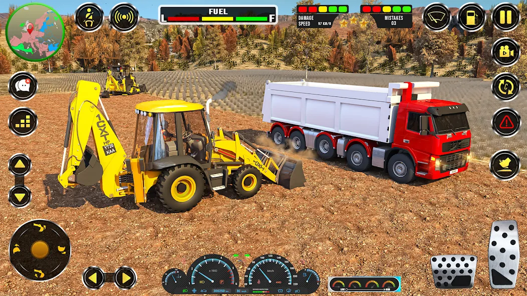 Real JCB Construction Games 3D [MOD: безлимитные деньги и техника открыта] Screenshot 3